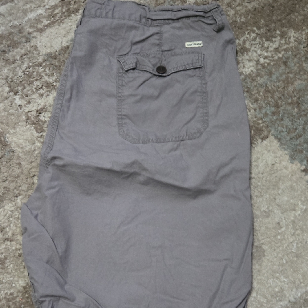 Lucky Brand Gray Men's Flat Front Shorts